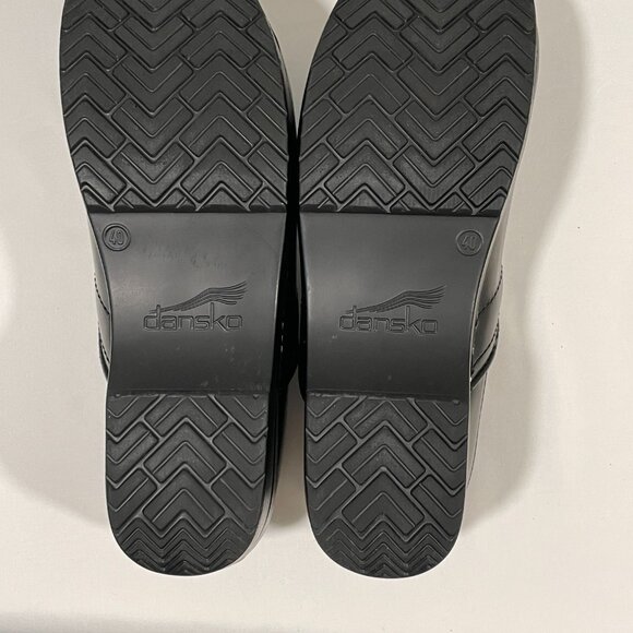 DANSKO Classic Professional "Cabrio" Leather Clog Black Women Size 9.5/10 (40) - Picture 6 of 13